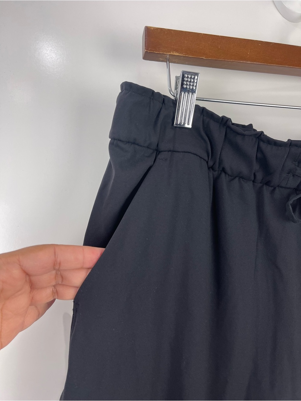 Lululemon Keep Moving Pants Women’s Size 12 High Rise 7/8 Casual Stretch Black - Picture 4 of 10